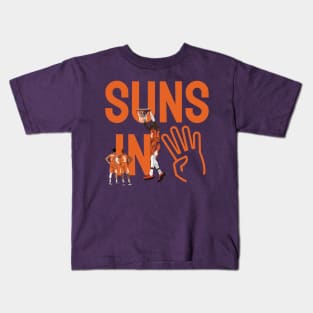 Suns in 4 Phoenix Basketball Playoffs Sweep Kids T-Shirt